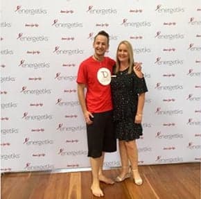 Dancesurance team members pose for a photo at an Energetiks event.