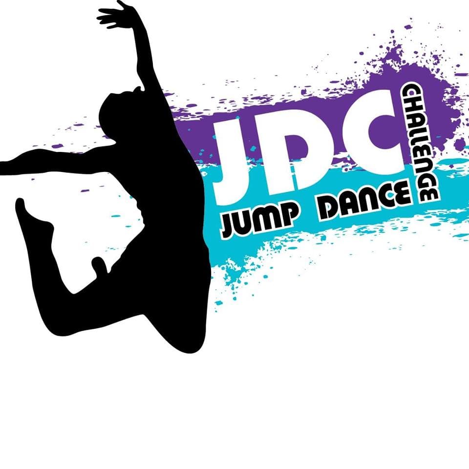 JDC Jump Dance Challenge logo featuring a dancer silhouette.