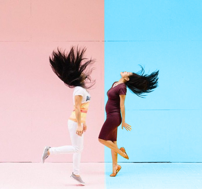 Two Girls Dancing